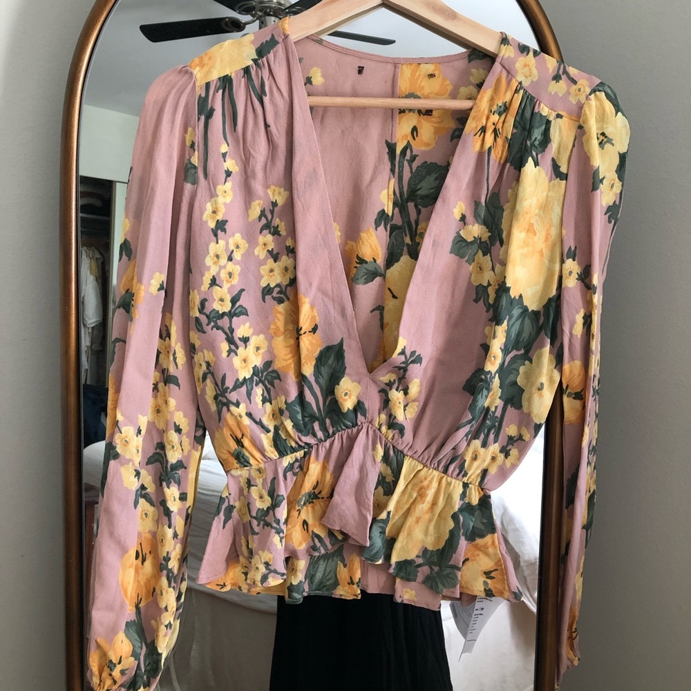 Reformation floral top